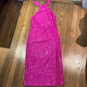 Fuschia Sequin Dress